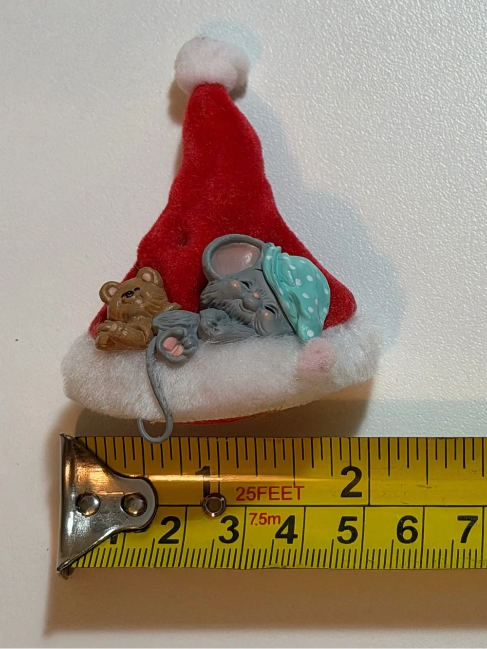 Vtg 1987 Hallmark Keepsake Ornament Night Before Christmas Sleeping Mouse QX4517